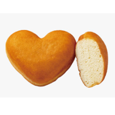Heart shaped donut