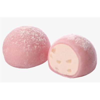 Genki White Peach Daifuku (Creamy Chi-Chi Daifuku\ Genki White Peach Daifuku\ Matcha Acacia Daifuku Chi-Chi Blueberry Daifuku))